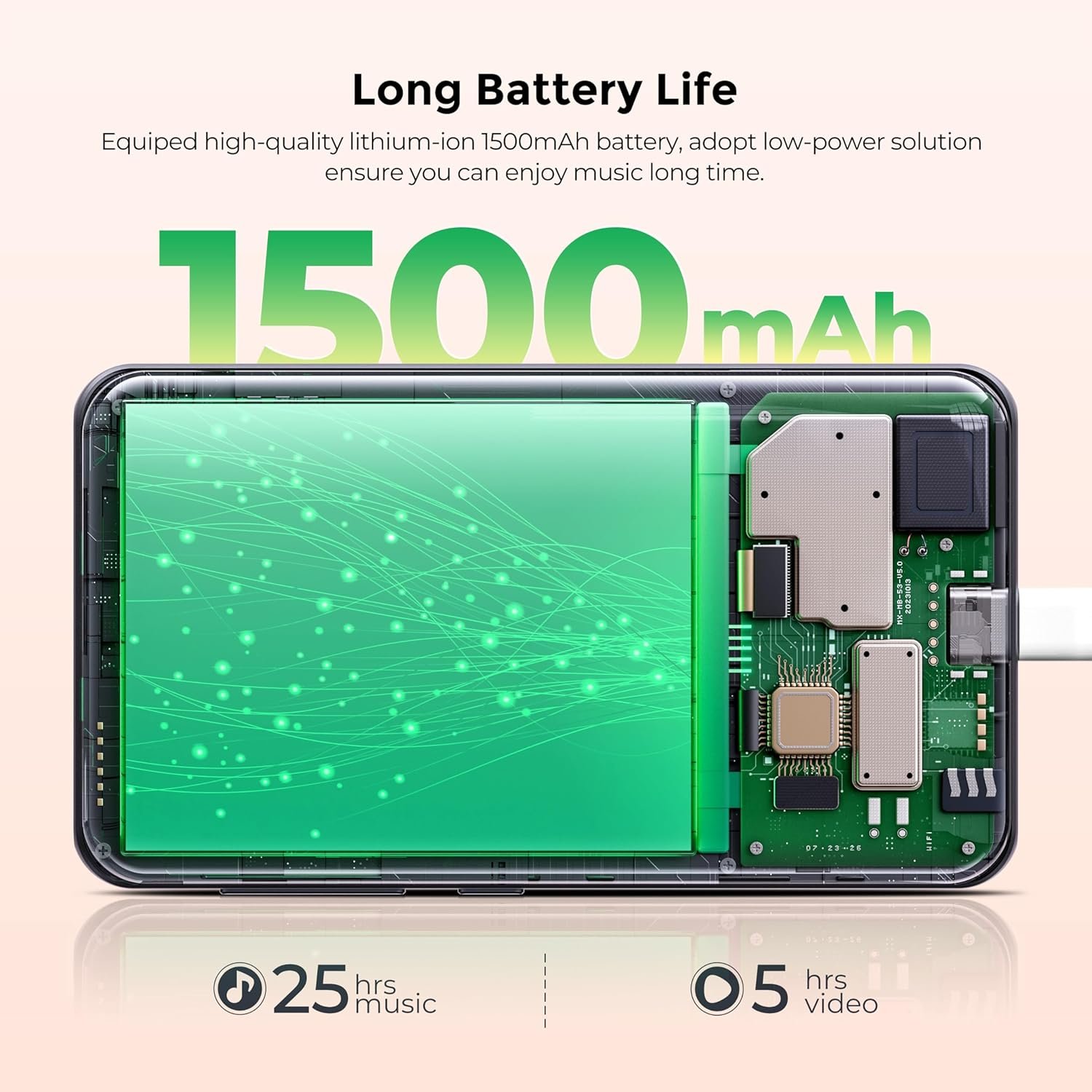 160GB蓝牙WiFi音乐播放器 4英寸触屏Android多媒体播放器 - 留学生宿舍深夜独处听家乡旋律缓解孤独（黑）