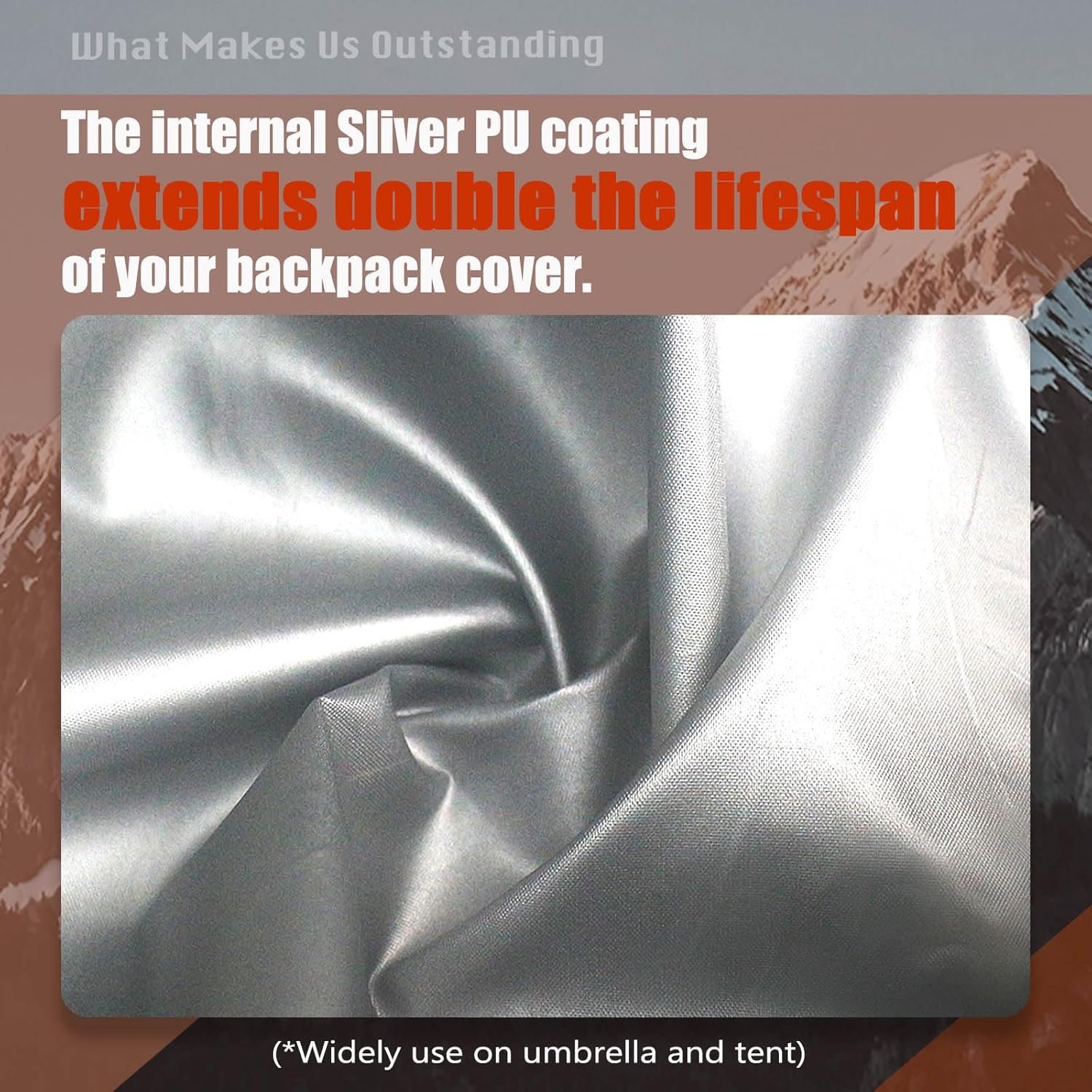 防水背包雨罩 留学生海外雨天校园通勤守护 10000mm超强防水 多层防撕裂 防滑十字扣 超轻便携