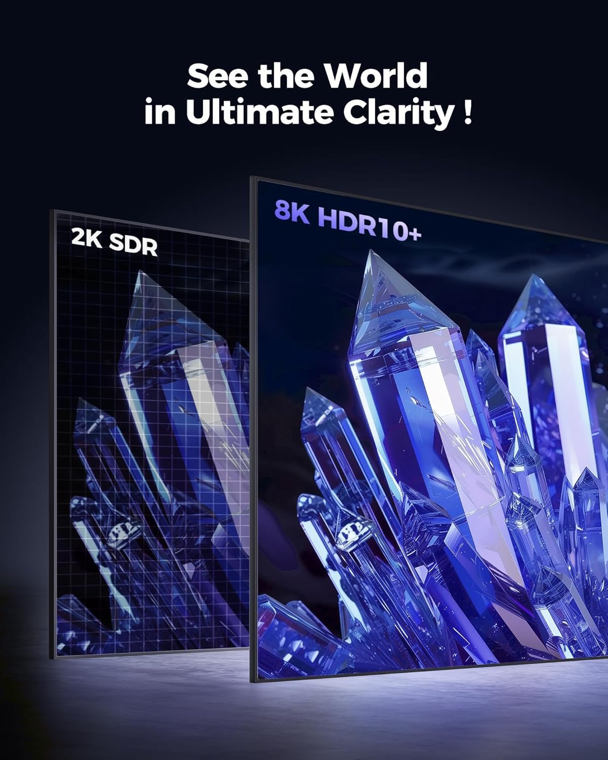 15FT HDMI 2.1 超高速线缆 48Gbps [8K@60Hz 4K@240Hz] 宿舍游戏夜直连PS5 Xbox高清无损沉浸