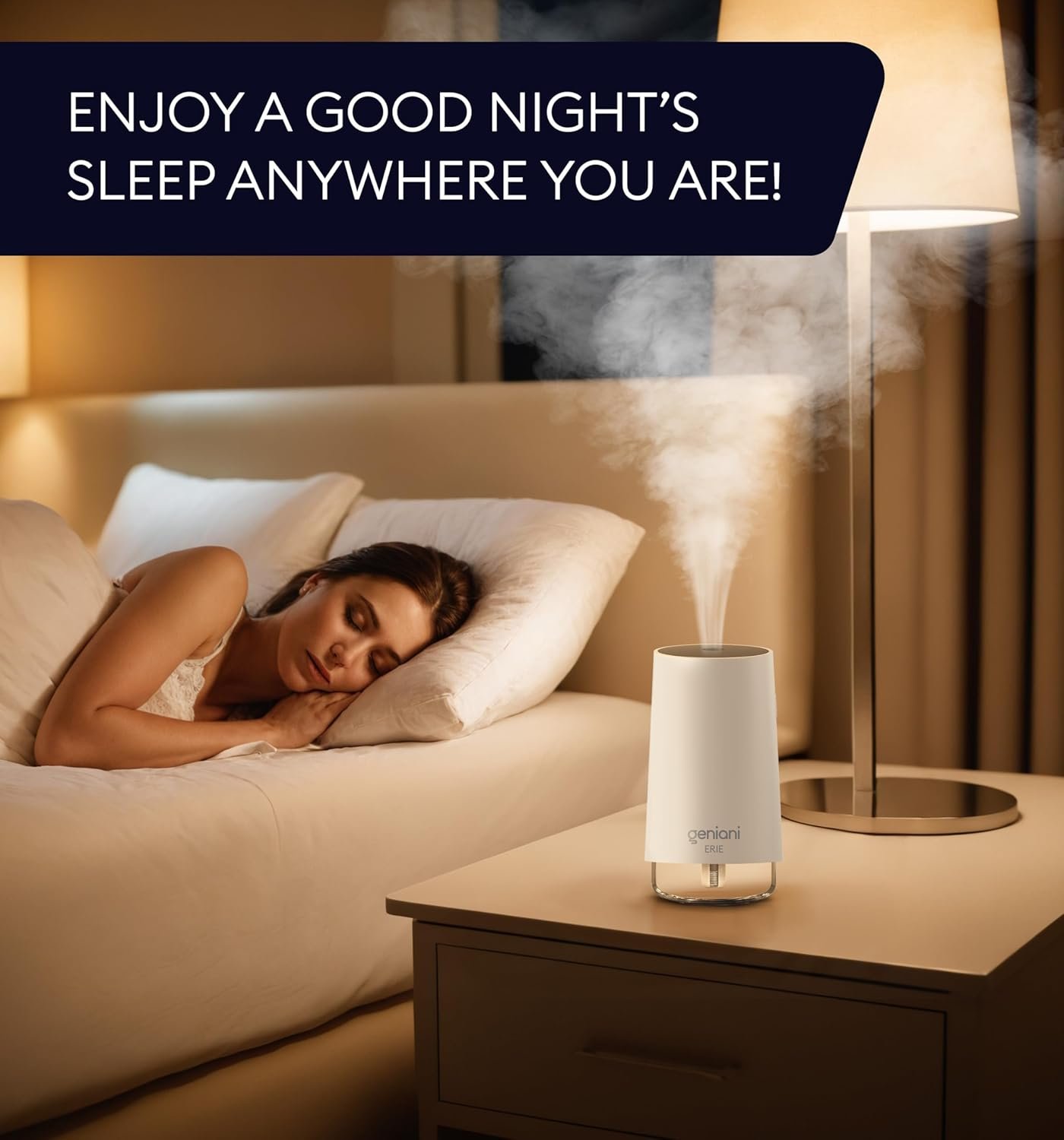 便携冷雾加湿器 - 留学生宿舍小房间夜间湿润空气安心入眠守护