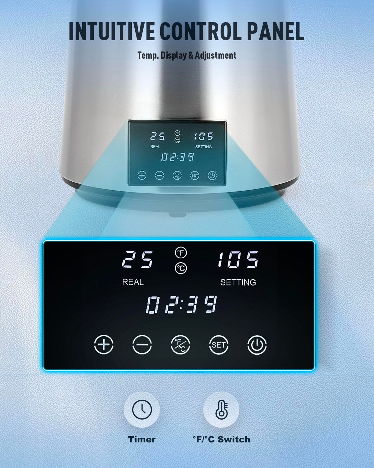 4L台式蒸馏水机 留学生宿舍厨房纯净水解决方案 1750W玻璃容器双温显示定时器304不锈钢家用旅行随时安心饮 4L台式蒸馏水机 留学生宿舍厨房纯净水解决方案 1750W玻璃容器双温显示定时器304不锈钢家用旅行随时安心饮