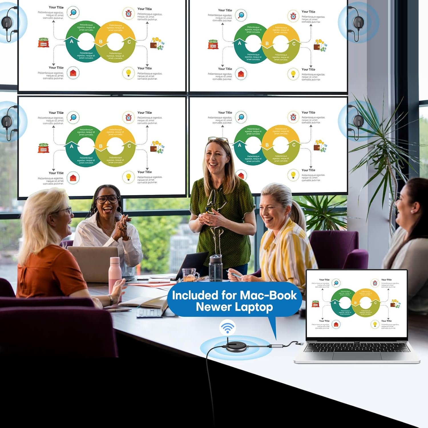 无线HDMI一发四收扩展套件 50米无线多屏投射@60Hz 留学生宿舍即插即用共享家乡剧集解乡愁 无线HDMI一发四收扩展套件 50米无线多屏投射@60Hz 留学生宿舍即插即用共享家乡剧集解乡愁