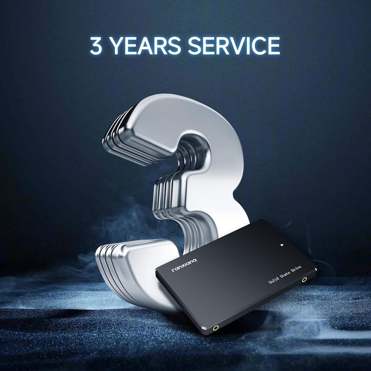 2TB SATA3 6Gb/s 2.5英寸固态硬盘 留学生宿舍笔记本升级 极速加载海量论文视频 深夜高效学习不卡顿