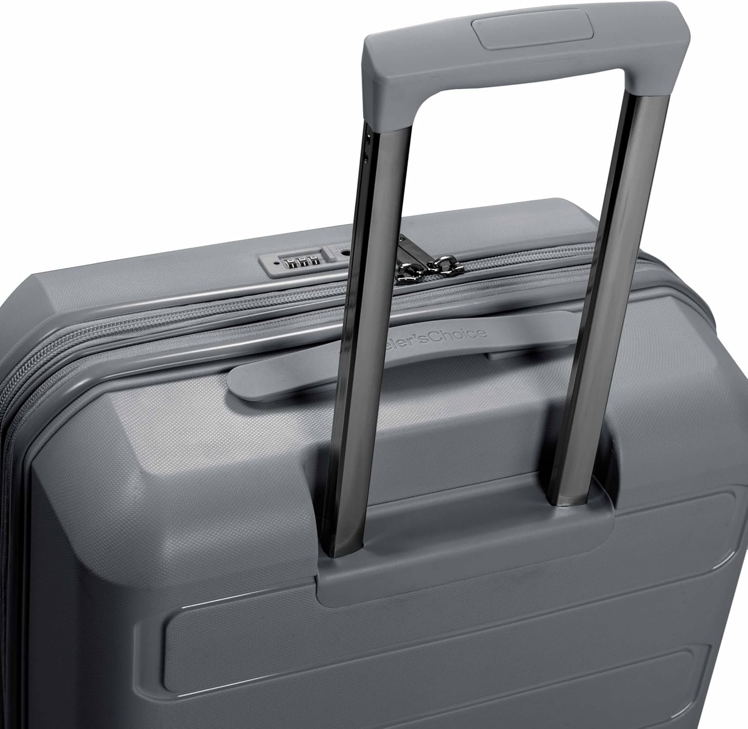 坚固硬壳可扩展万向轮行李箱 灰色 26英寸中号 - 留学生打包归家行李 塞满家乡特产防颠簸不破损