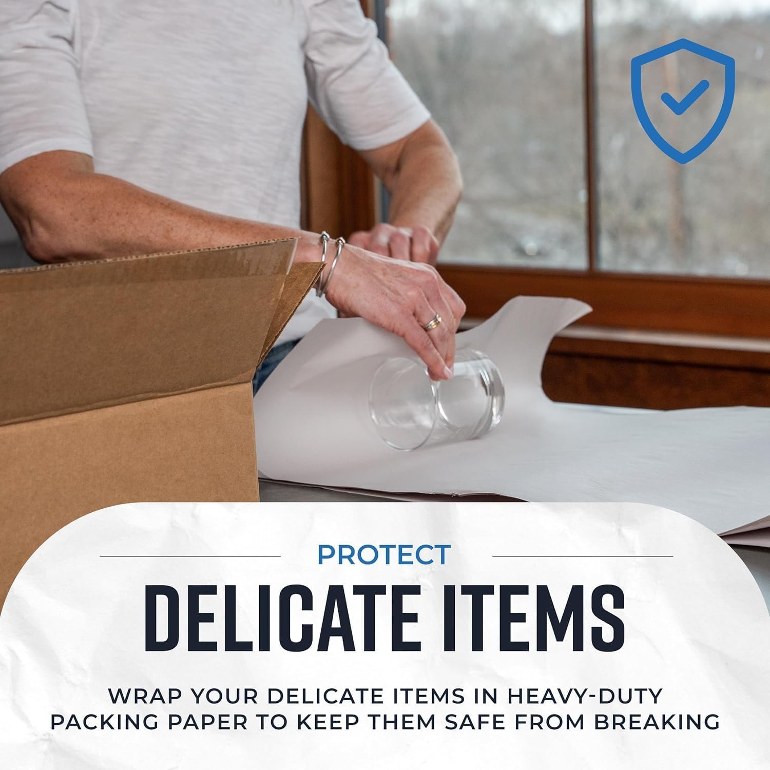 留学生宿舍搬家新闻包装纸320张27x17英寸-10磅轻盈包裹易碎瓷器茶杯填充行李箱省时守护家乡回忆