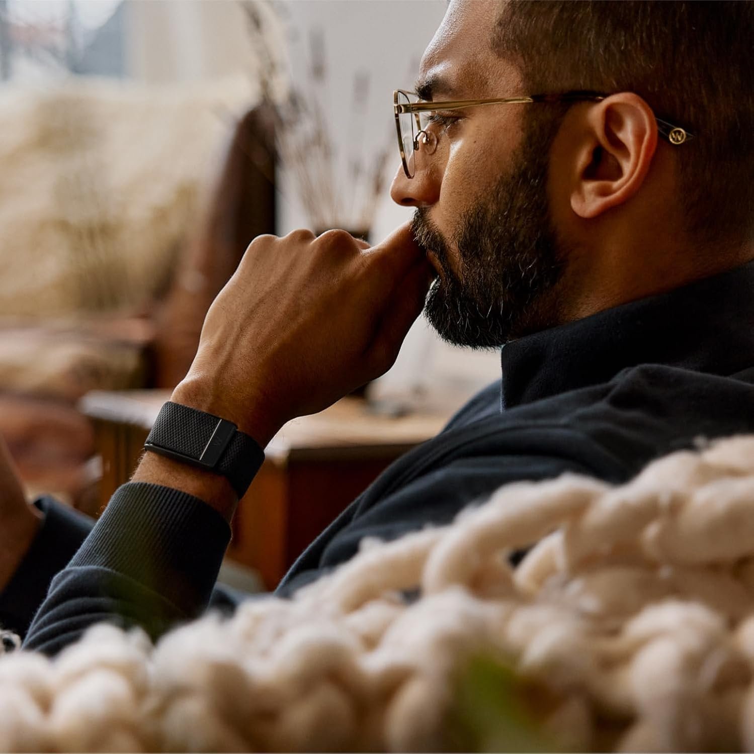 12个月活动睡眠追踪器 - 留学生宿舍健身恢复穿戴，全天监测个性化指导，月经周期洞察，14+天电池续航