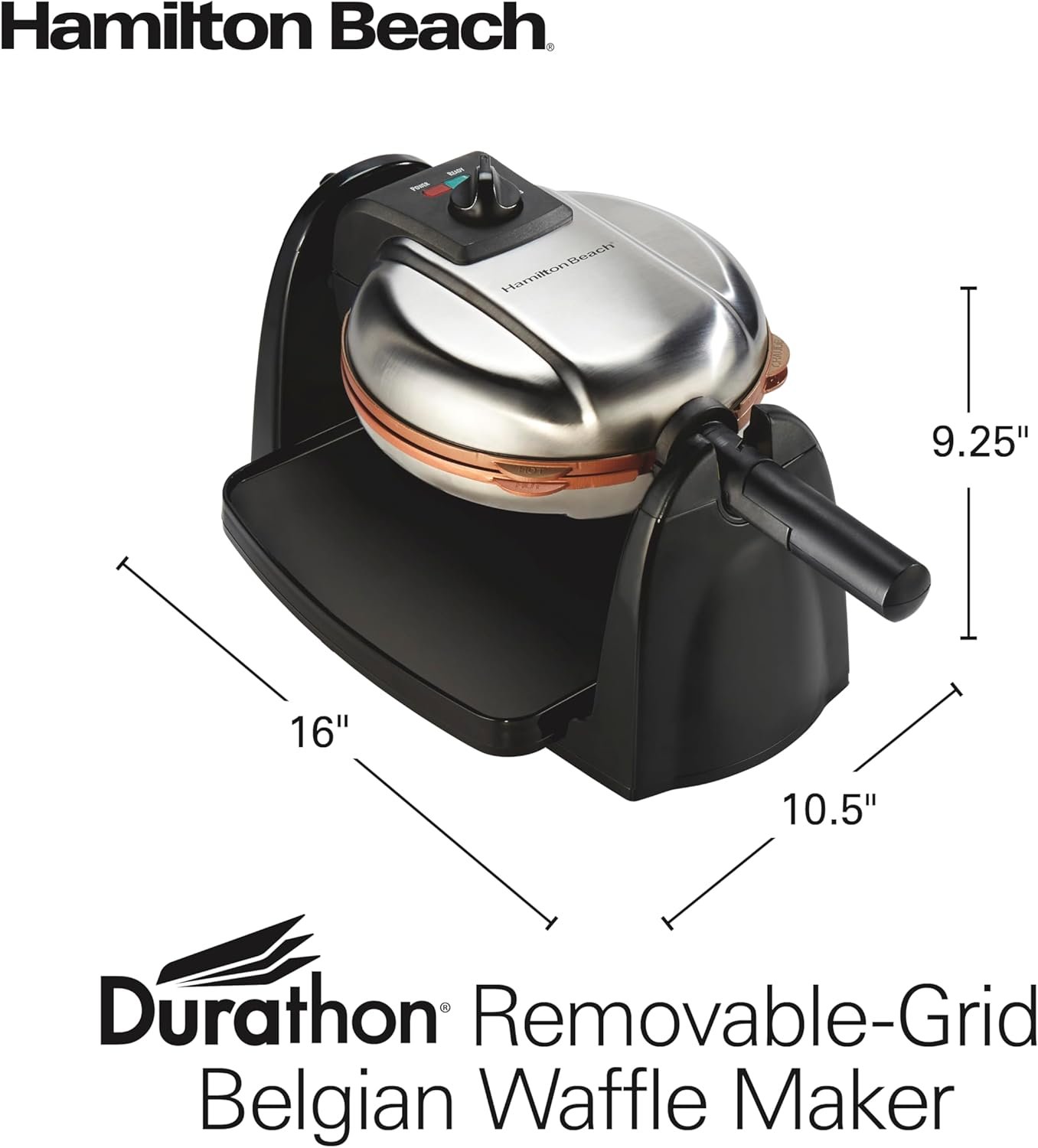 留学生公寓周末热腾腾华夫饼神器 可拆卸无PFAS耐用不粘陶瓷翻转板 黑色 留学生公寓周末热腾腾华夫饼神器 可拆卸无PFAS耐用不粘陶瓷翻转板 黑色