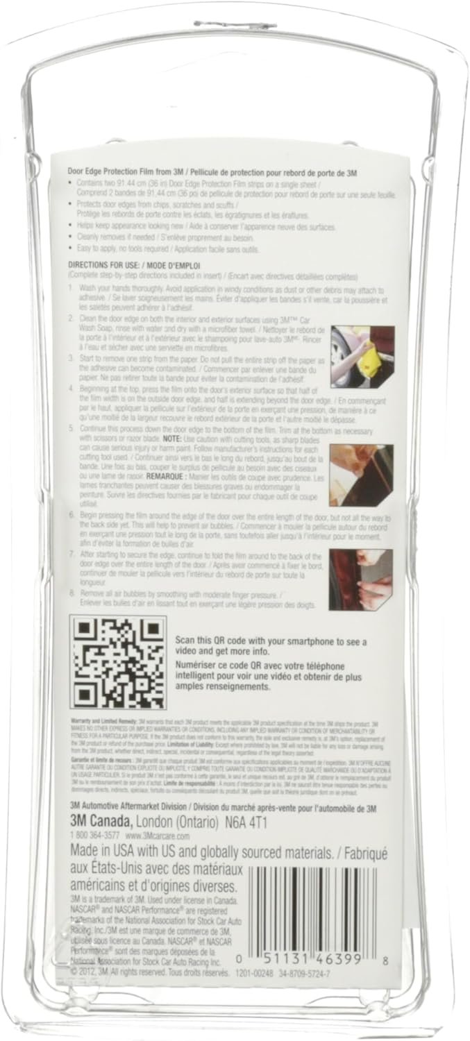 留学生公寓窄位停车门边保护膜 36英寸 出门刮碰零损伤 无需工具抗黄耐污专业守护