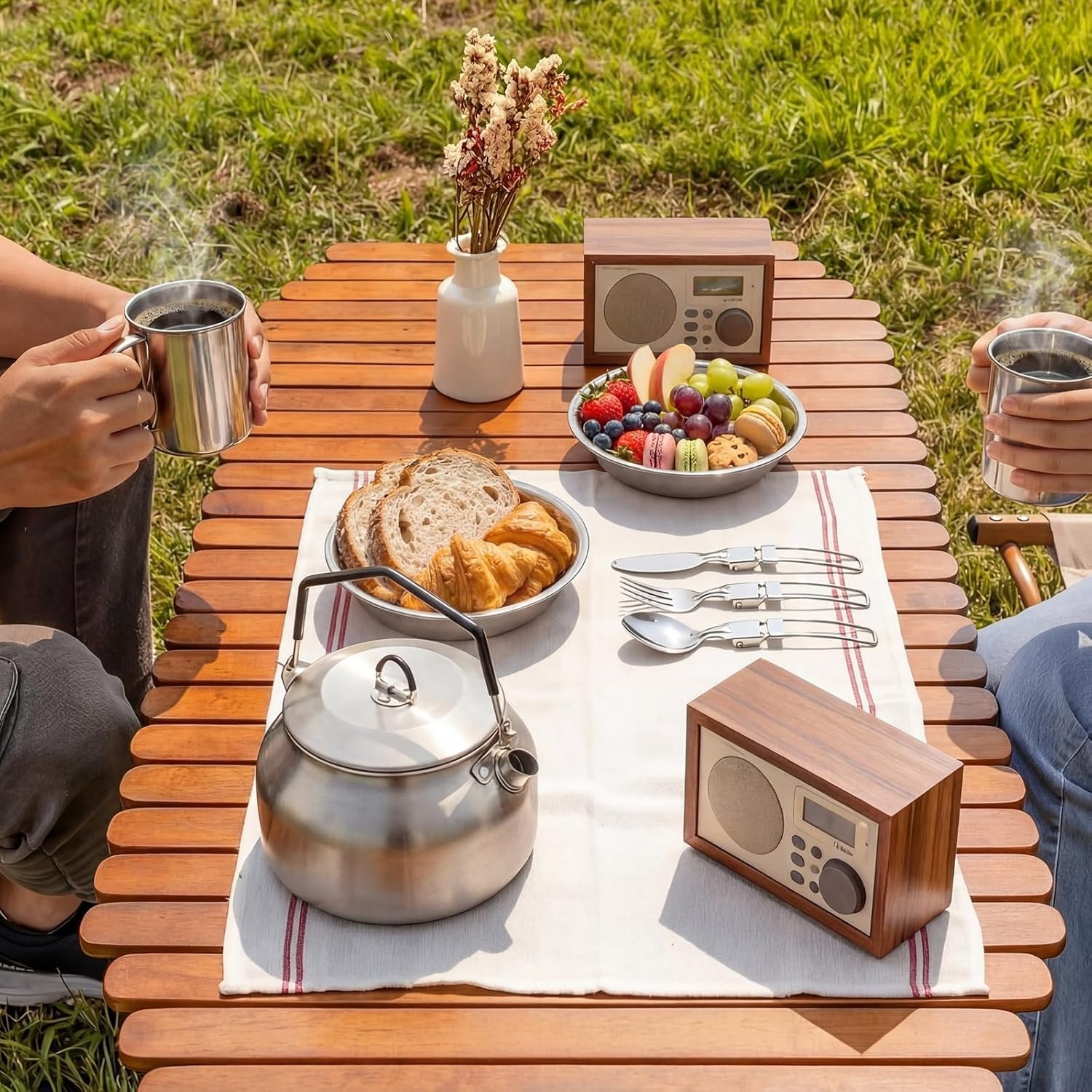 25件不锈钢便携炊具套装 留学生宿舍周末煮热家乡饭 锅杯盘叉刀勺省空间野餐户外