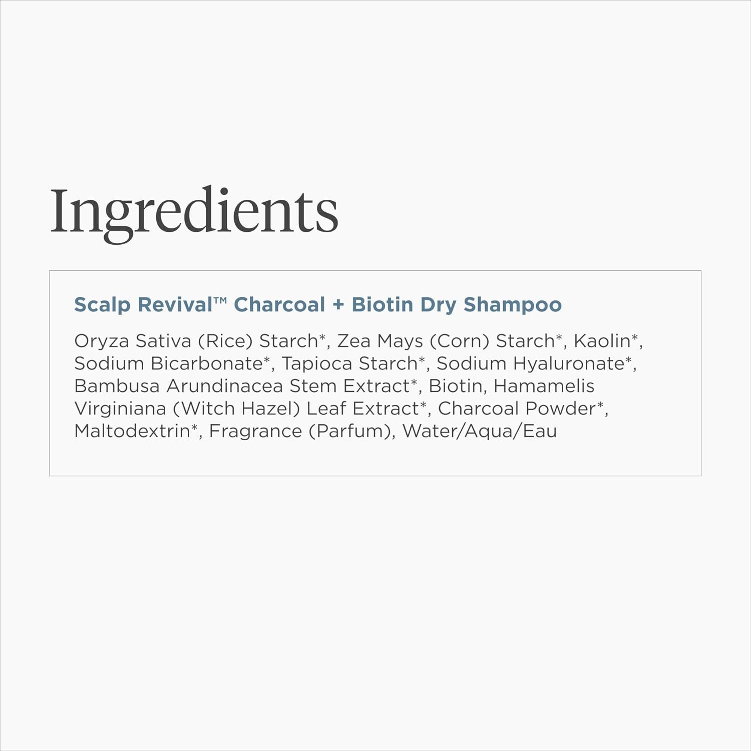 活性炭生物素干洗发粉 | 留学生早课前宿舍速干油腻发根 | 非气雾剂排毒清爽全发质 | 素食无动物实验 1.7盎司