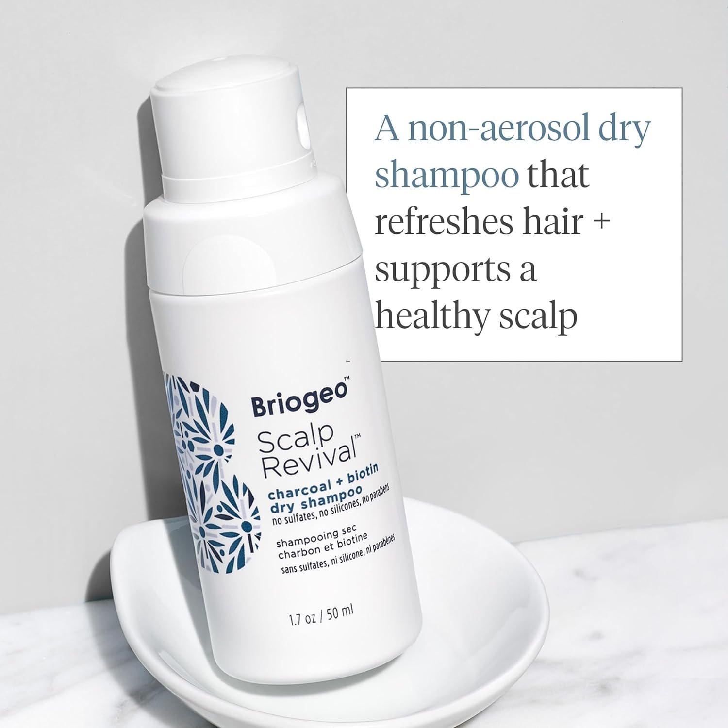 活性炭生物素干洗发粉 | 留学生早课前宿舍速干油腻发根 | 非气雾剂排毒清爽全发质 | 素食无动物实验 1.7盎司