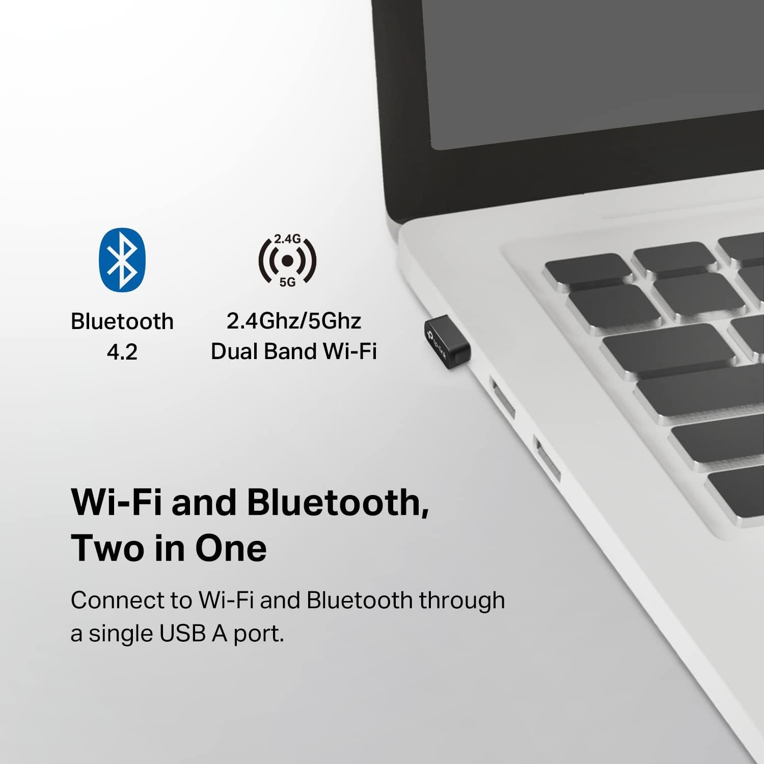 Nano 2合1 USB 蓝牙 WiFi 适配器 AC600 - 留学生宿舍桌面PC双频上网蓝牙4.2连接耳机,稳定视频家人缓解思乡不掉线 Nano 2合1 USB 蓝牙 WiFi 适配器 AC600 - 留学生宿舍桌面PC双频上网蓝牙4.2连接耳机,稳定视频家人缓解思乡不掉线