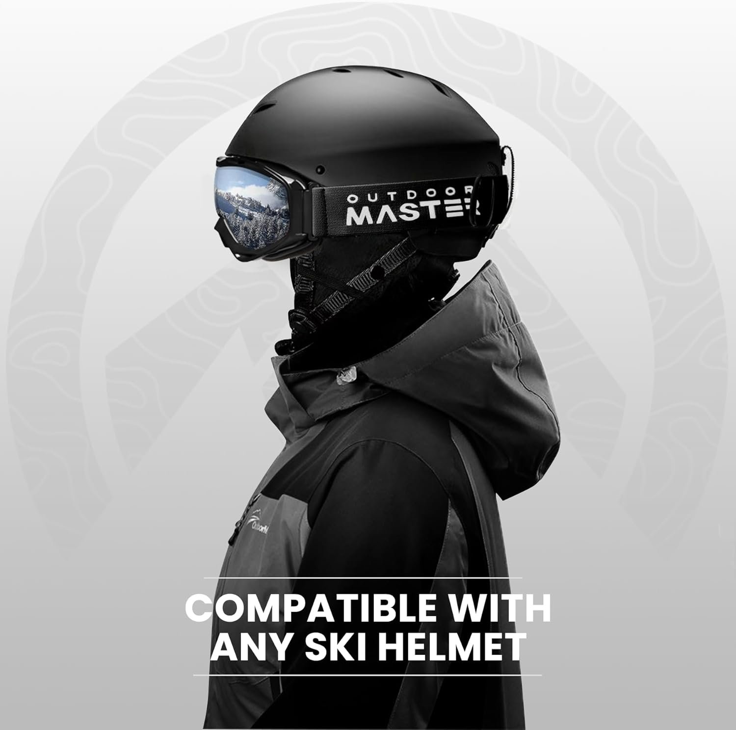 OTG滑雪护目镜 - 留学生海外雪场戴眼镜畅玩无忧，100%UV防护防风雪视线清晰