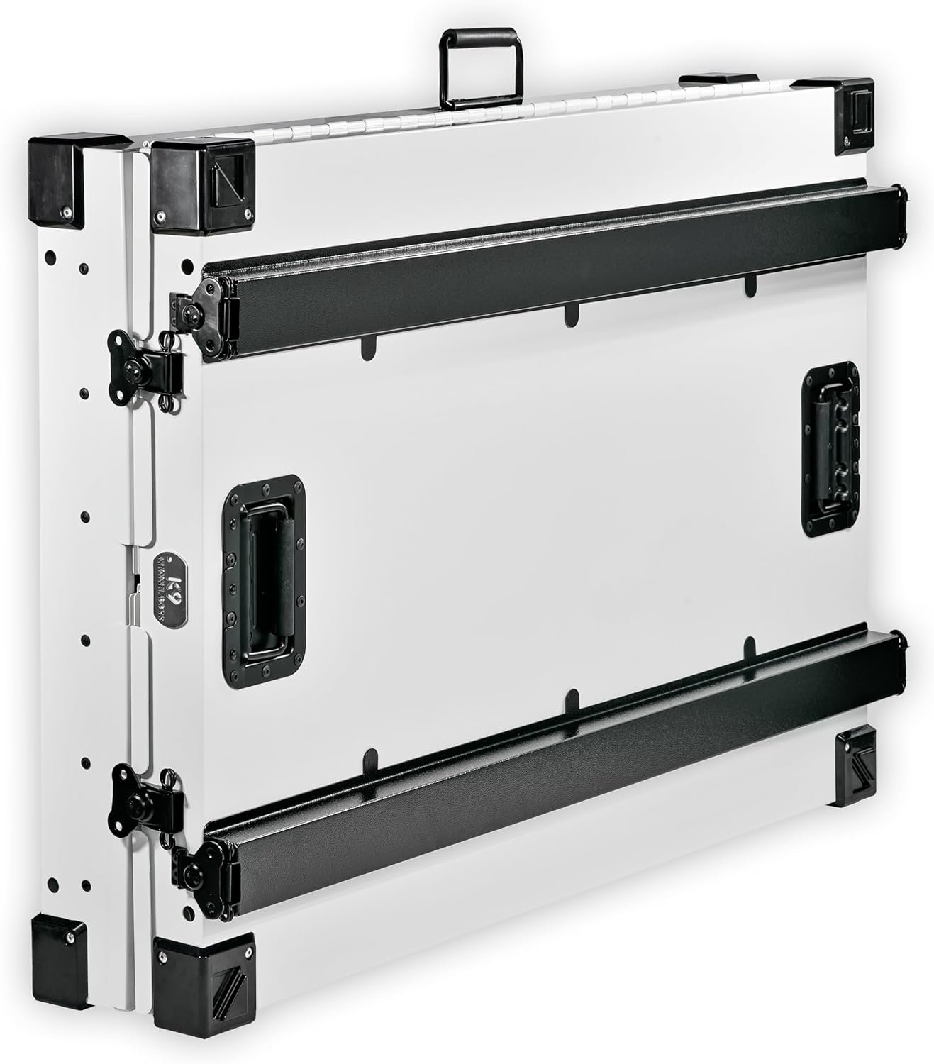 留学生公寓省空间重型可折叠铝狗笼 大号白色 安全养宠解乡愁