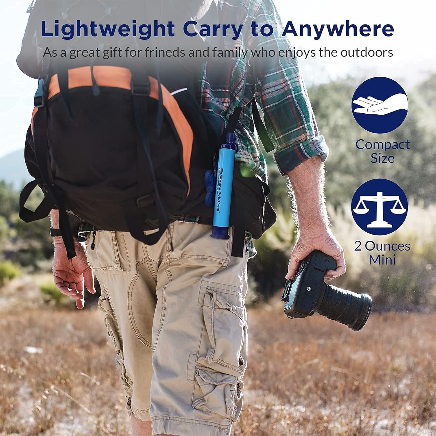 NSF/ANSI 42&372&401认证吸管水过滤器,留学生海外徒步露营直饮溪水省瓶装费便携神器 NSF/ANSI 42&372&401认证吸管水过滤器,留学生海外徒步露营直饮溪水省瓶装费便携神器