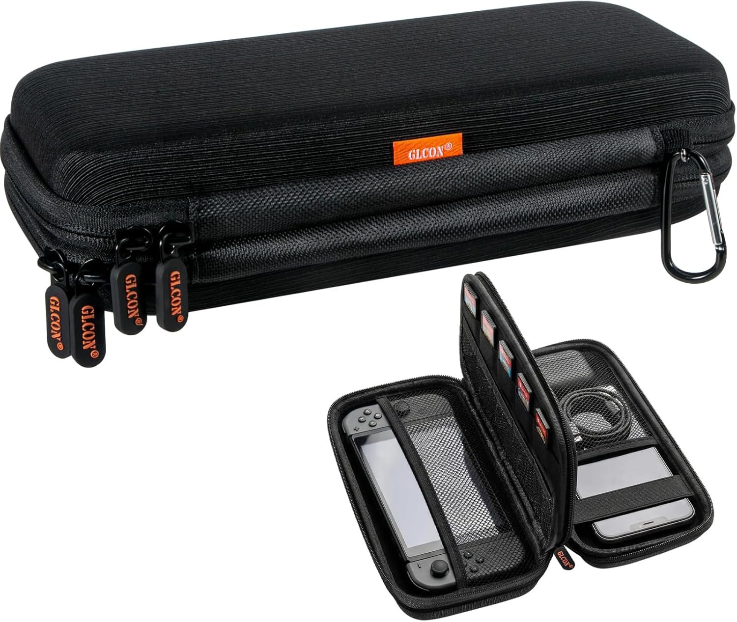 双层硬壳电子配件旅行收纳盒 - 留学生海外赶due神器，一袋整理充电器线缆手机移动电源，宿舍租房旅行零乱象